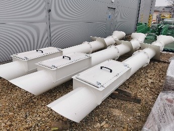 Ducts, pipes and chutes manufactured by FORGLASS