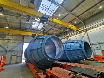 Industrial silo manufactured by FORGLASS